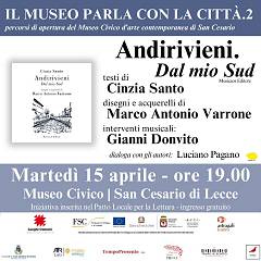 Cinzia santo e marco antonio varrone presentano  andirivieni. dal mio sud